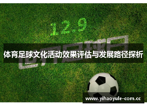 体育足球文化活动效果评估与发展路径探析