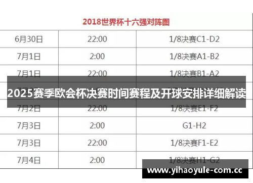 2025赛季欧会杯决赛时间赛程及开球安排详细解读 2025赛季欧会杯决赛时间赛程及开球安排详细解读
